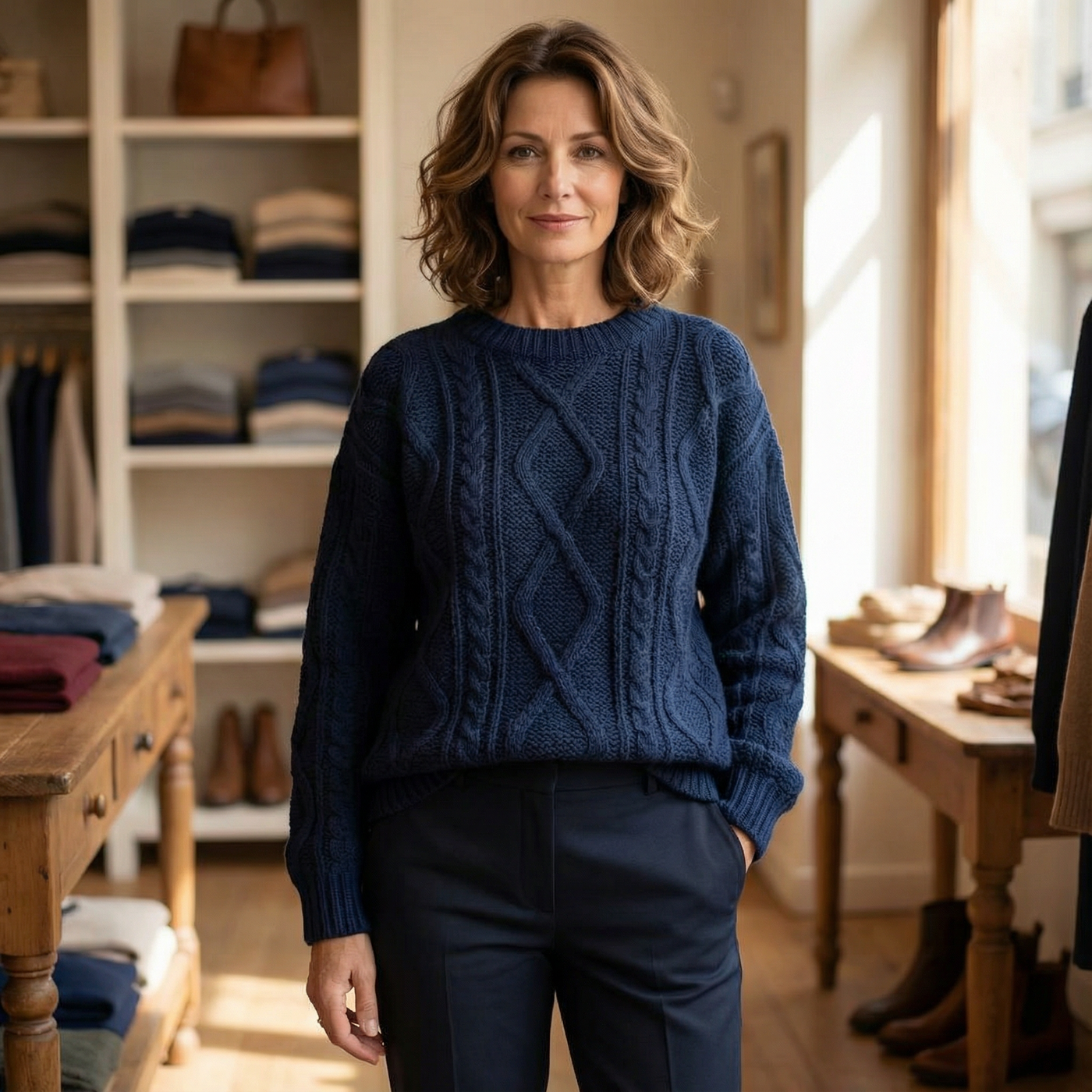 Adèle™ Pull Torsades Classique