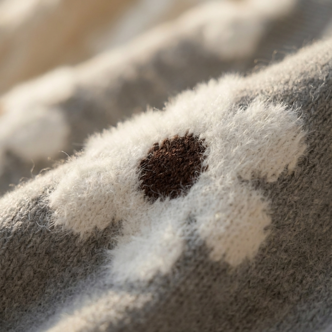 Rosalie™ Pull Col V Motif Floral