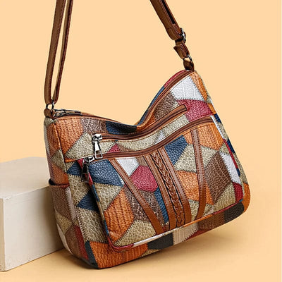 Élodie™ | Sac patchwork mosaïque