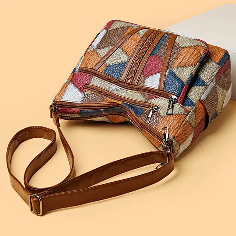 Élodie™ | Sac patchwork mosaïque