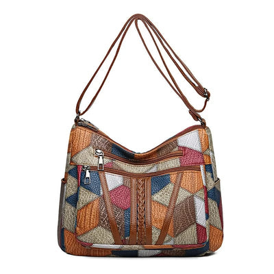 Élodie™ | Sac patchwork mosaïque
