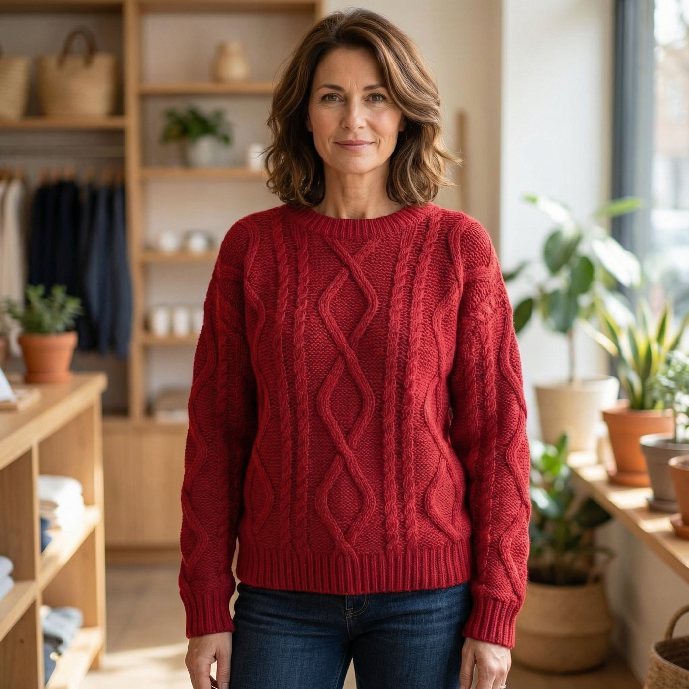 Adèle™ Pull Torsades Classique